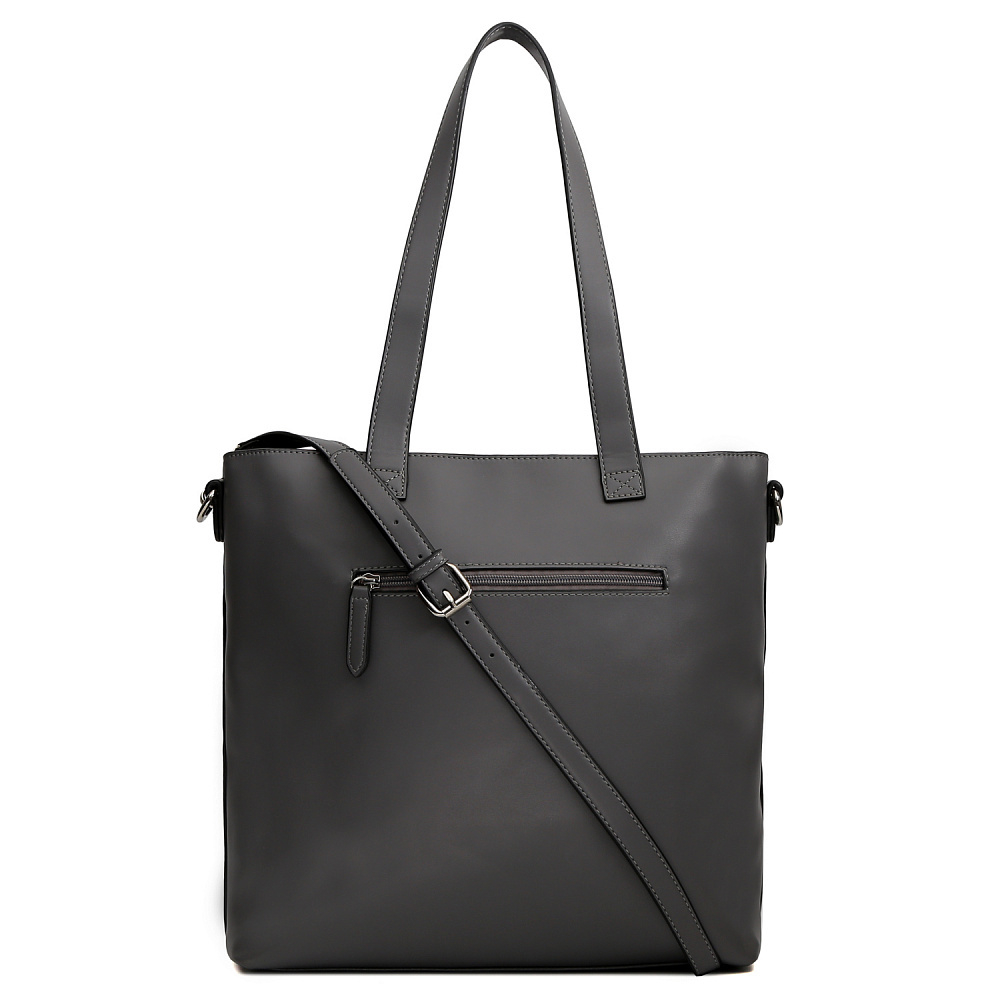 Сумка женская Fabretti FRC42651-3 серый логомания