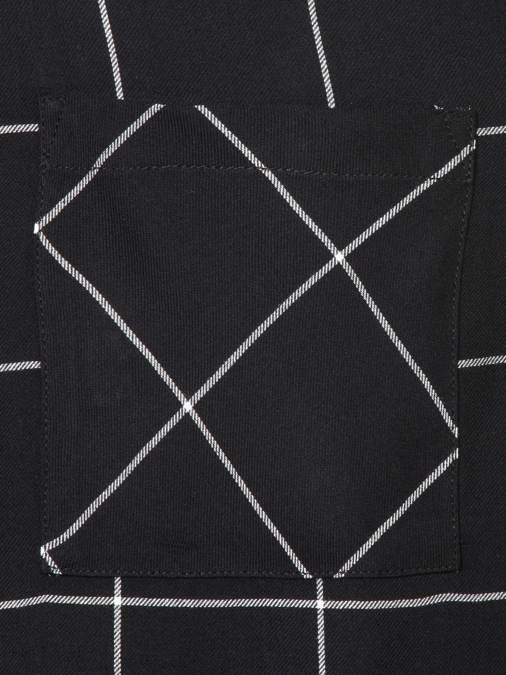 Блуза Frapp чёрный клетка