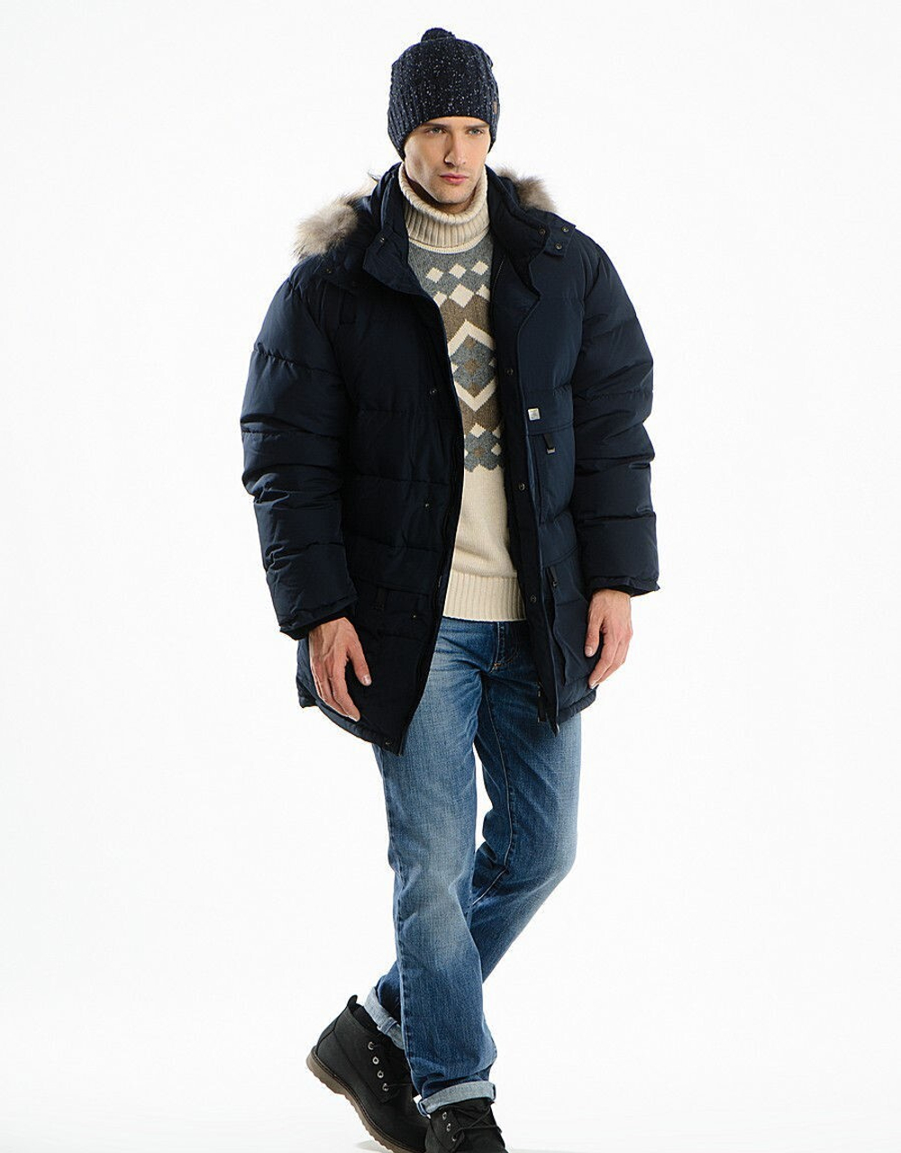 Пуховик Joutsen 100% полиэстер. Наполнитель: 100% пух арктического гуся.