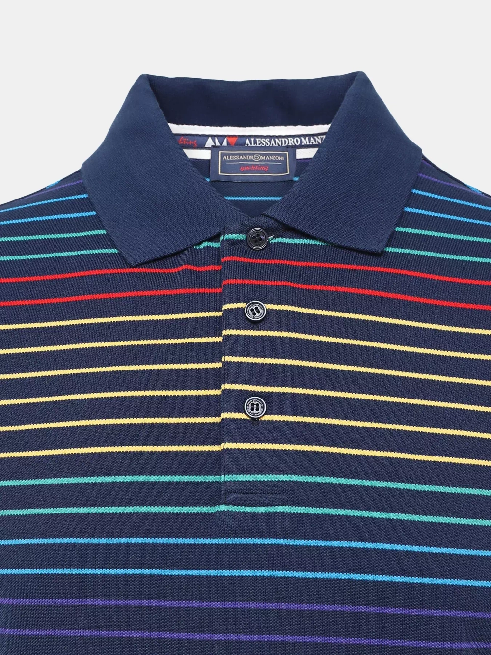 Поло Alessandro Manzoni Yachting Хлопок 100%