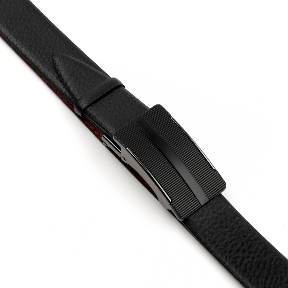 Ремень автомат Fabretti мужской 100% натуральная кожа коровы FR2518-2 чёрный