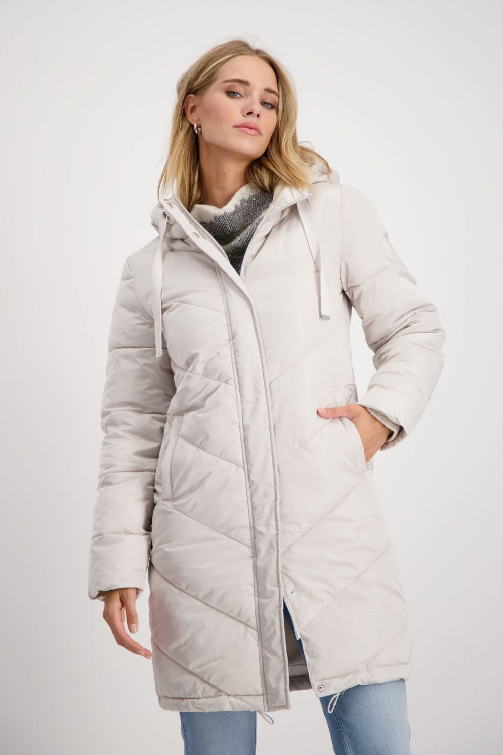 Пальто Monari 807335 Бежевый