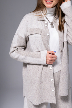 Жакет Barbara Geratti прямого силуэта  шерсть — 30%, вискоза — 20%, шелк — 14%, ПАН — 36%