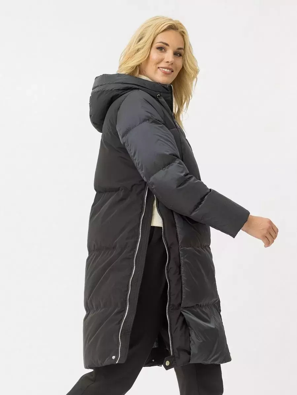 Пуховик Avi AMINA Теплое женское пуховое пальто прямого силуэта 90% пух, 10% перо.