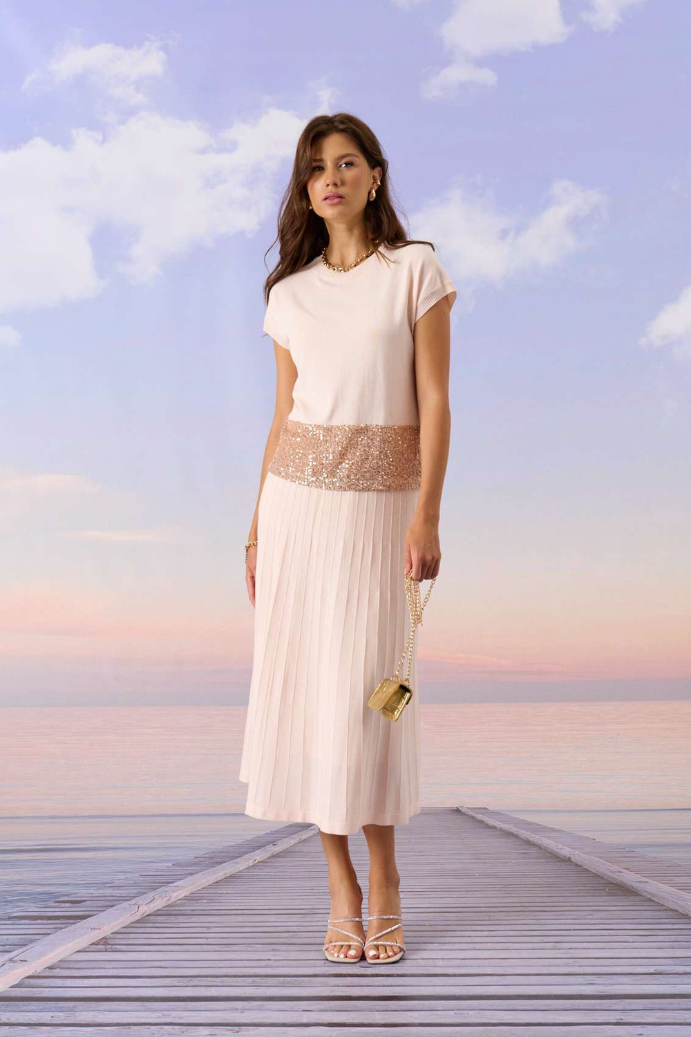 Юбка Barbara Geratti C8371BG пудра