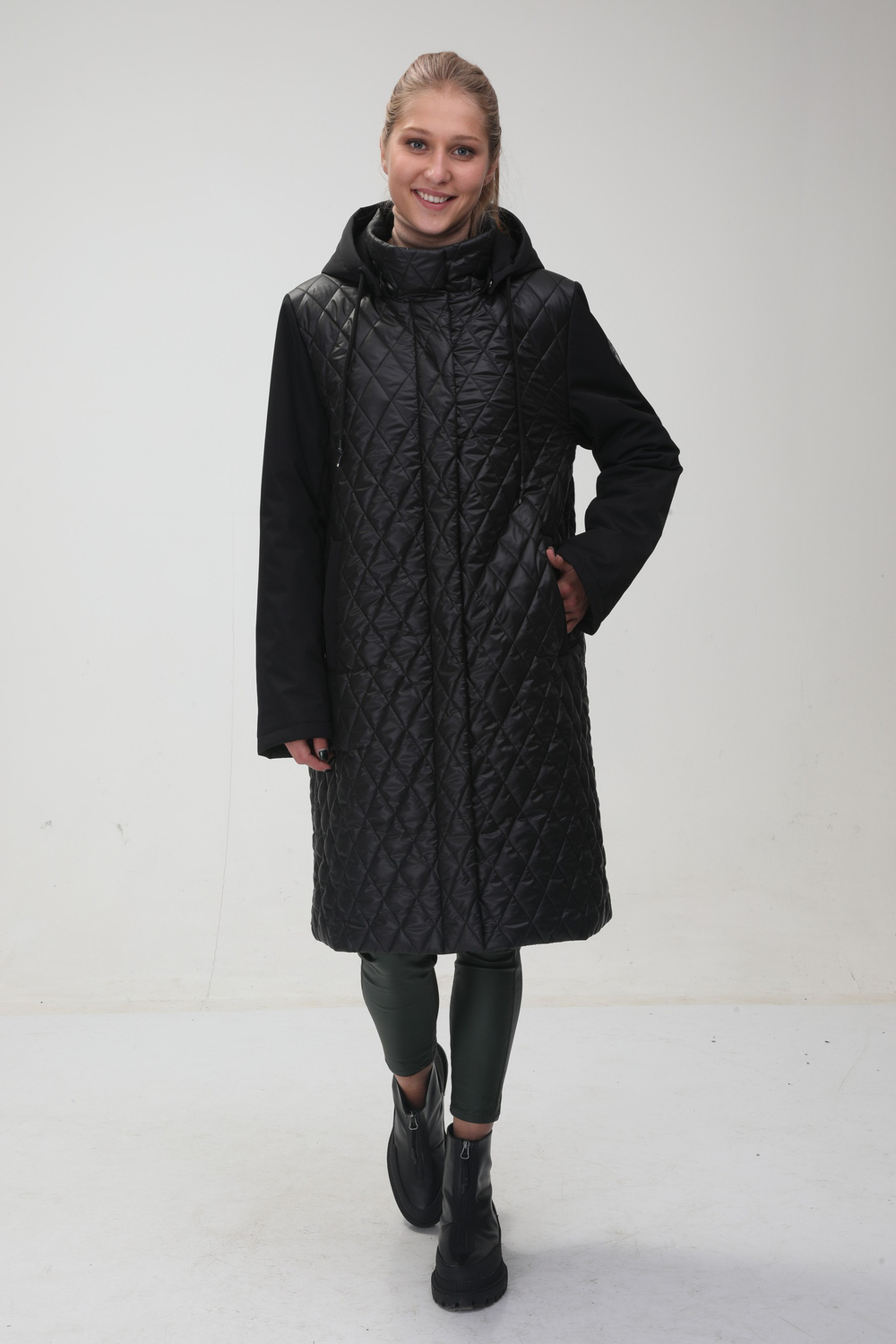 Пальто Maritta VAFFI черный