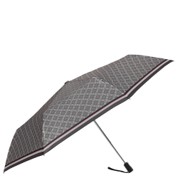 Зонт Fabretti женский автомат UFLS20193-3 серый логомания