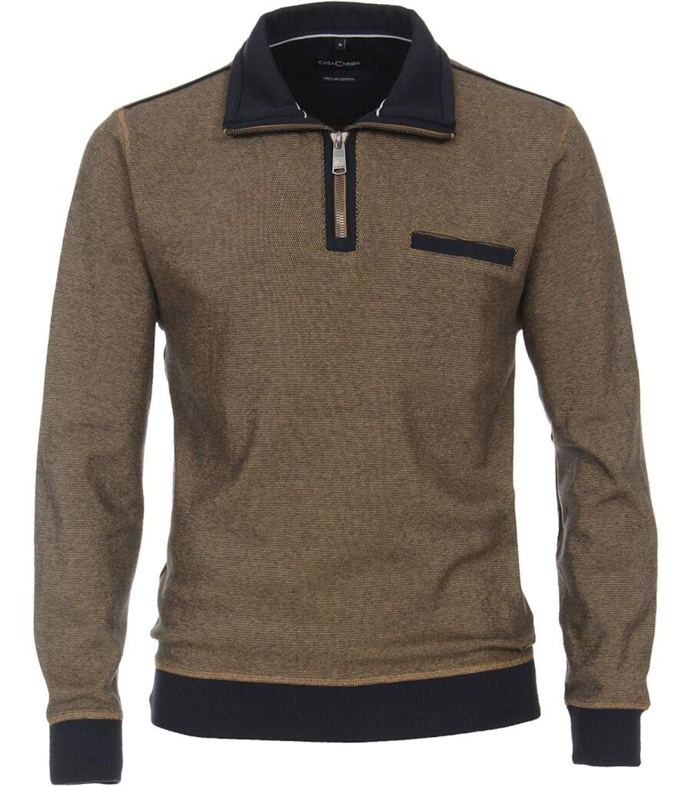 Джемпер с воротом поло Casa Moda 413572800