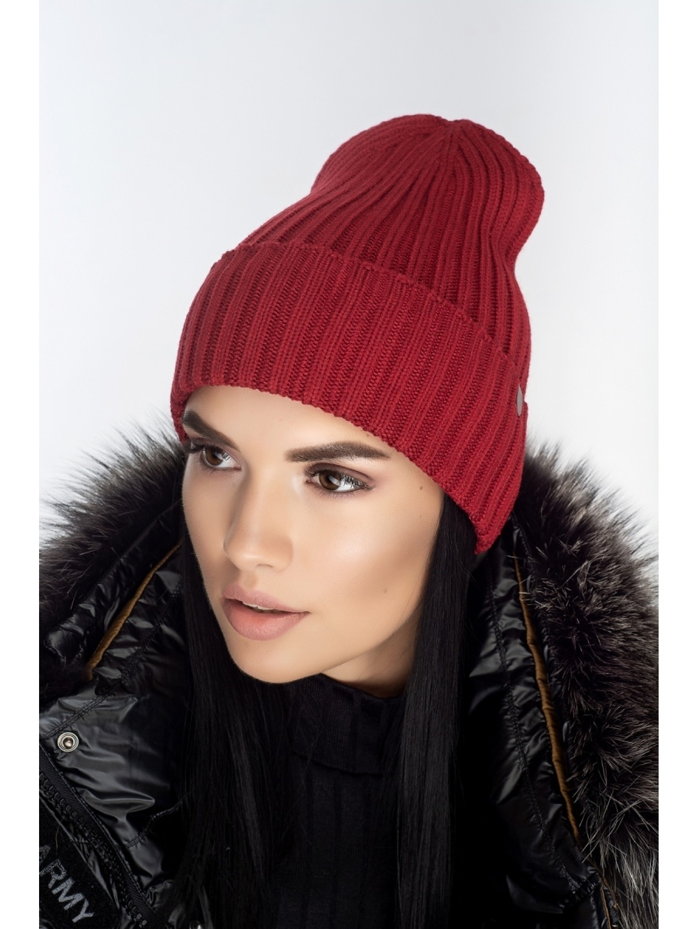 Шапка Leks хит красный