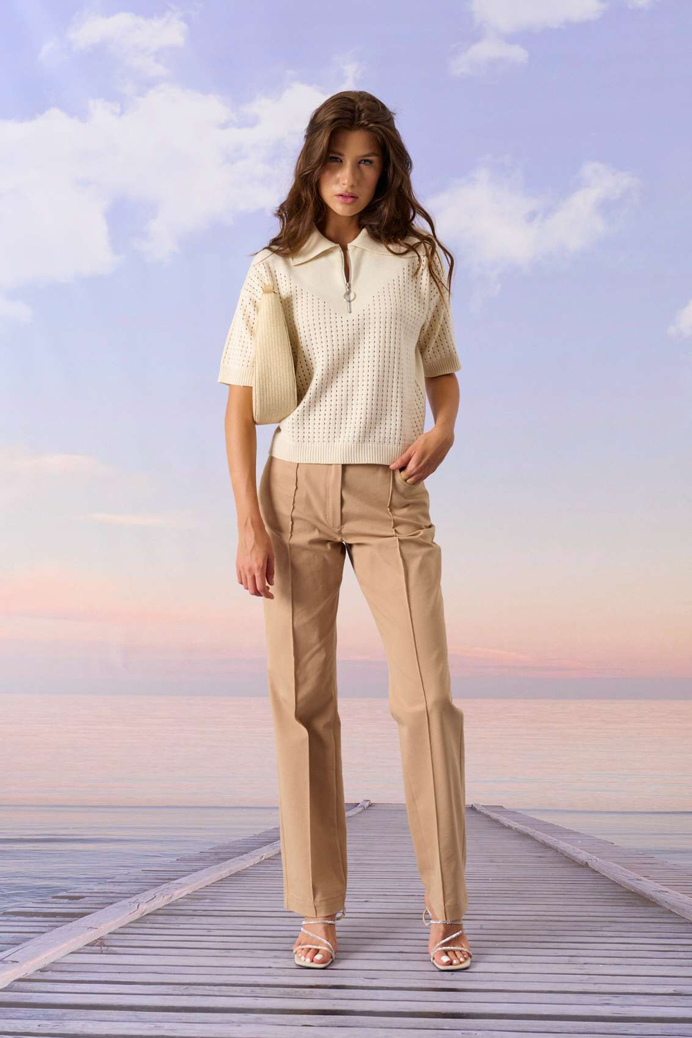 Поло Barbara Geratti C4977BG бежевый