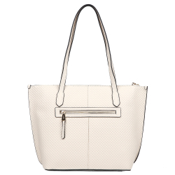 Сумка женская Fabretti 100% натуральная кожа коровы 17375-13 беж белая