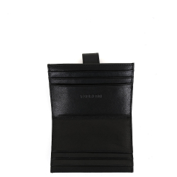 Визитница Fabretti 100% натуральная кожа коровы 46030N-2 чёрная