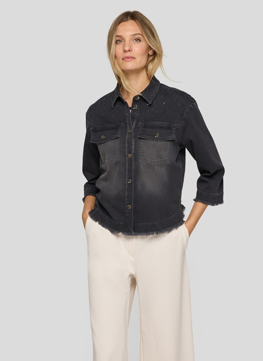 Джинсовая рубашка Rabe